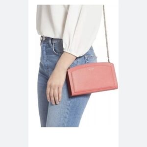Kate Spade East West Coral Shoulder Bag with Premium Leather